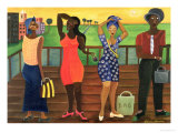 People Waiting in the Sun, 1997 Giclee Print