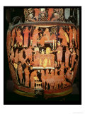 Buy Apulian Red-Figure Volute Crater, Sacrifice of Trojan Prisoners by Achilles, Funeral of Patroclus at AllPosters.com