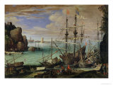 Buy Scene of a Sea Port at AllPosters.com