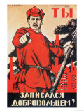 Buy Are You a Volunteer Yet, Propaganda Poster, c.1920 at AllPosters.com