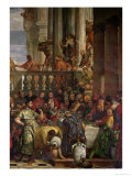 The Marriage Feast at Cana, Detail of the Right Hand Side, c.1562