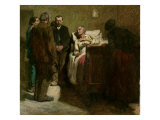 The Labourer and His Children, 1897 Giclee Print