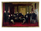 Buy Gladstone's First Cabinet, 1868 at AllPosters.com