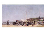 The Beach at Trouville, 1864