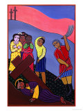 Jesus Falls a Third Time, No. 9 in 14 Stations of the Cross Series, 2002