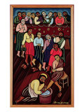 Jesus Washing the Disciples' Feet, 2000 Giclee Print