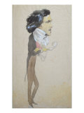 Caricature of Eugene Delacroix