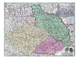 Map of Silesia, from an Atlas
