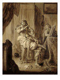 Buy Gentleman at His Toilet, 1660 at AllPosters.com