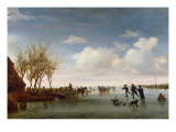 Dutch Landscape with Skaters