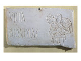 Buy Epitaph with a Relief of the Good Shepherd, from the Catacombs of Sousse, 3rd-4th Century at AllPosters.com