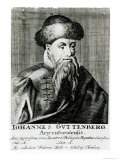 Portrait of Johannes Gutenberg