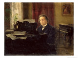 Portrait of Composer Anton Rubinstein Giclee Print