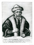 Portrait of Johannes Gutenberg