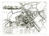 Buy Map of Oxford, 1643 at AllPosters.com