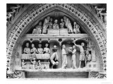 Rouen Cathedral, Reproduction of the Tympanum from the Facade Portal of St. John the Baptist