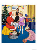 At a Christmas Party