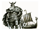 Viking and Longship