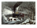 Buy American Railroad Scene, 1871 at AllPosters.com