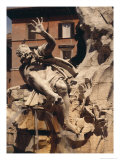 Buy The Fountain of the Four Rivers, Detail of Figure Representing the River Plate, 1648-51 at AllPosters.com