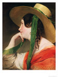Girl in a Yellow Straw Hat