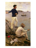 Buy Fisher Boys, Falmouth, 1885 at AllPosters.com