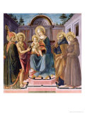 Buy Madonna and Child Enthroned With at AllPosters.com