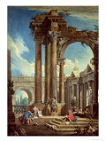 Studying Perspective Among Roman Ruins