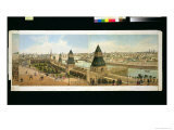 Buy The Foundling Hospital and Zamoskvoreche from the Kremlin, Moscow, Engraved by Philippe Benoist at AllPosters.com