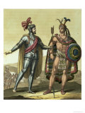 Buy Conquistador with a Native American Chief at AllPosters.com