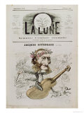 Buy Front Cover of La Lune, with a Caricature of Jacques Offenbach at AllPosters.com