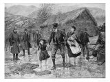 Scene at an Irish Eviction in County Kerry, from The Illustrated London News, 15th January 1887