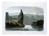 Citadel Rock on the Upper Missouri, Plate 18, Travels in the Interior of North America