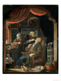 Buy Dentist Examining the Tooth of an Old Man at AllPosters.com