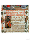 Buy Illuminated Miniature from the Customs and Recollections of Pere Albert, 14th Century at AllPosters.com
