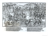 Buy Encouraging Irish Thief to Rebel Against Elizabeth I, Plate 4, The Image of Ireland Derricke, 1581 at AllPosters.com
