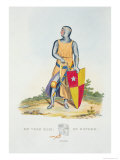 De Vere, Earl of Oxford, 1280, from Ancient Armour by Samuel Rush Meyrick, 1824