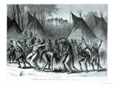 Scalp Dance from Sketches of Indian Warfare