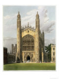 Buy West End of Kings College Chapel, Cambridge, The History of Cambridge, Engraved Daniel Havell at AllPosters.com