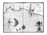 Buy Map No.2 Showing the Route of the Armada Fleet, Engraved by Augustine Ryther, 1588 at AllPosters.com