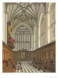 Buy Winchester College Chapel, History of Winchester College, Engraved by William James Bennett at AllPosters.com
