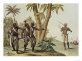 Buy British Guyana, Surinam Slave Rebellion, Le Costume Ancien et Moderne, c.1820 at AllPosters.com
