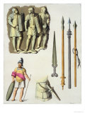 Buy Uniform and Weapons of Roman Legionaries, Le Costume Ancien et Moderne, c.1820-30 at AllPosters.com