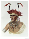 Buy L'Ietan, Oto Half-Chief, 1821, The Indian Tribes of North America, Vol.1 at AllPosters.com