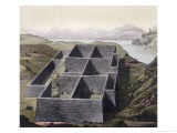 Buy Remains of an Inca Palace at Callo, Peru, Le Costume Ancien ou Moderne, c.1820-30 at AllPosters.com