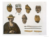 Buy Details of Headdresses in North West America at AllPosters.com