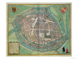 Buy Map of Strasbourg, from Civitates Orbis Terrarum by Georg Braun at AllPosters.com