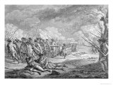 Battle of Lexington, 1775, from Recueil D'Estampes by Nicholas Ponce, Engraved by the Artist