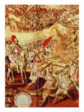 Buy Conquest of Mexico, One of a Series of 24 Panels, 1698 at AllPosters.com
