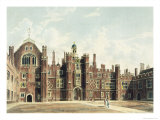 Buy Quadrangle at Hampton Court Palace from Pyne's Royal Residences Engraved Sutherland at AllPosters.com